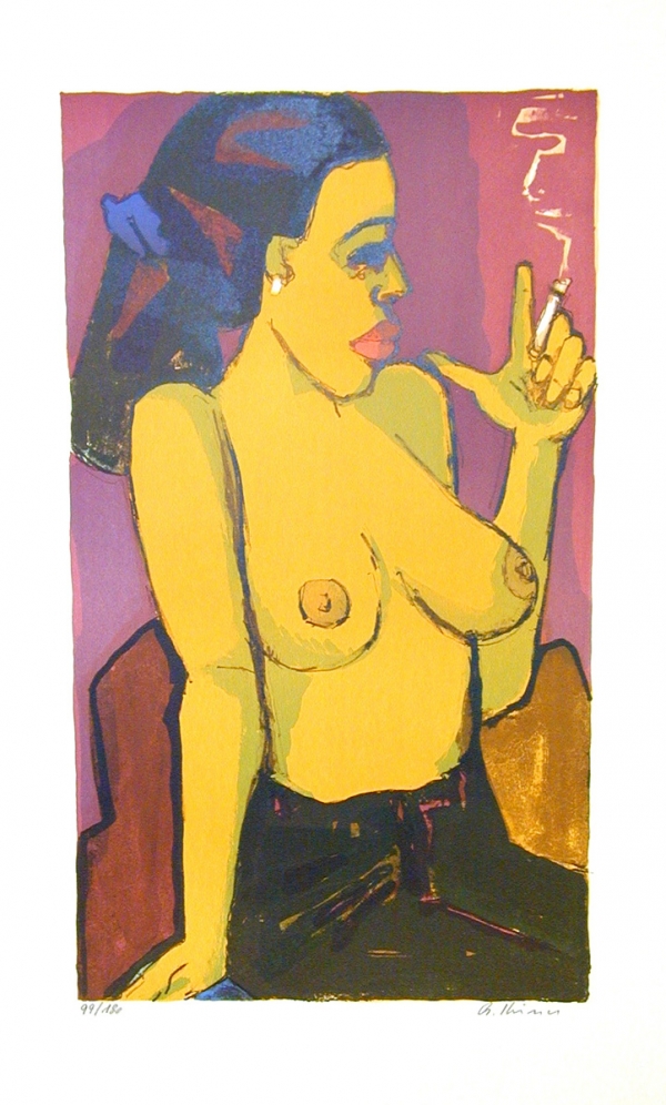 Gernot Kissel | Jacqueline rauchend