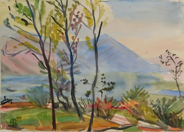 Kurt Tuch | Ascona - Abend am Strand