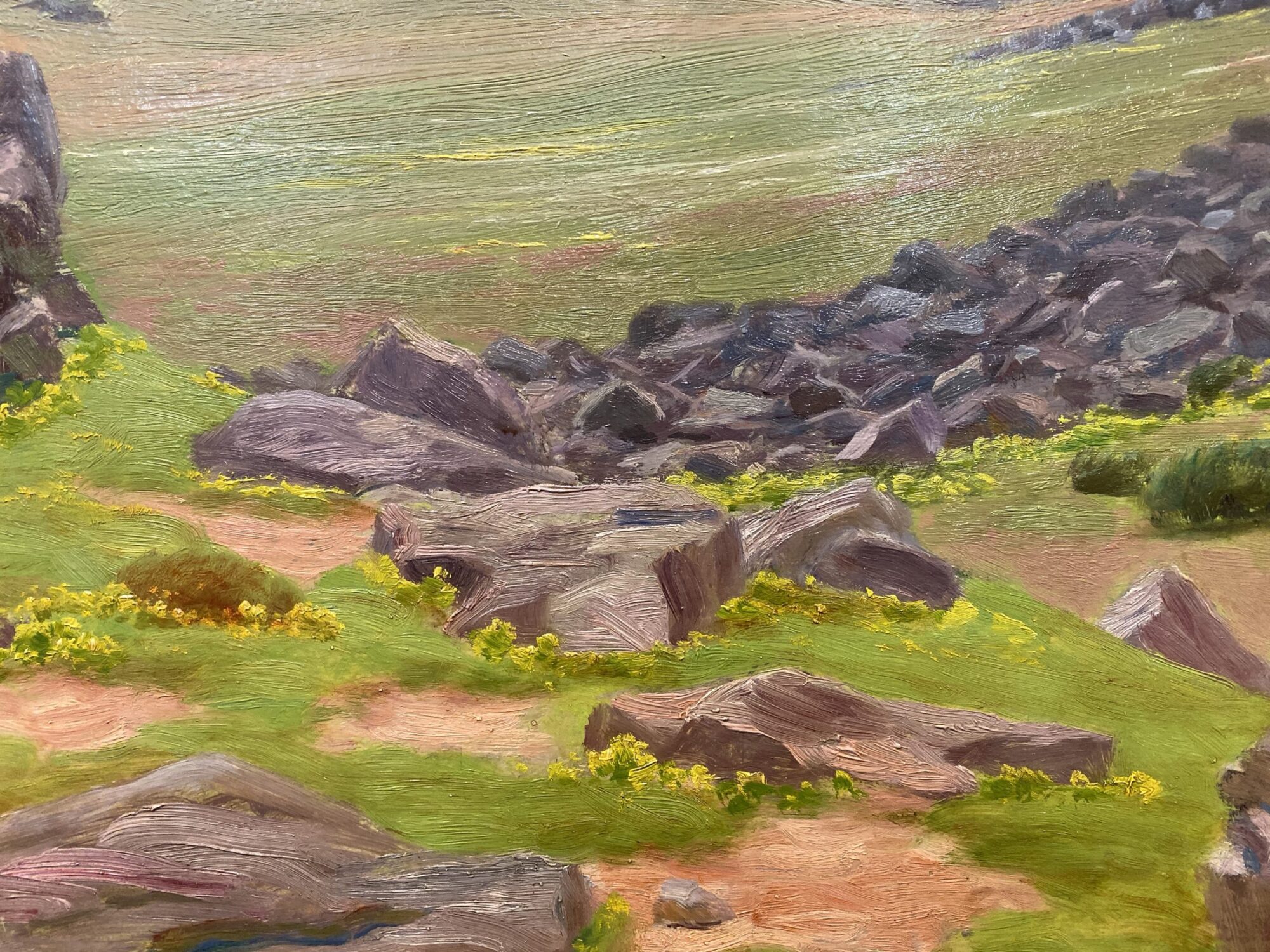 Julius von Kreyfelt | Frühling in der Rhön (Wasserkuppe mit Pferdskopf) – Bild 3