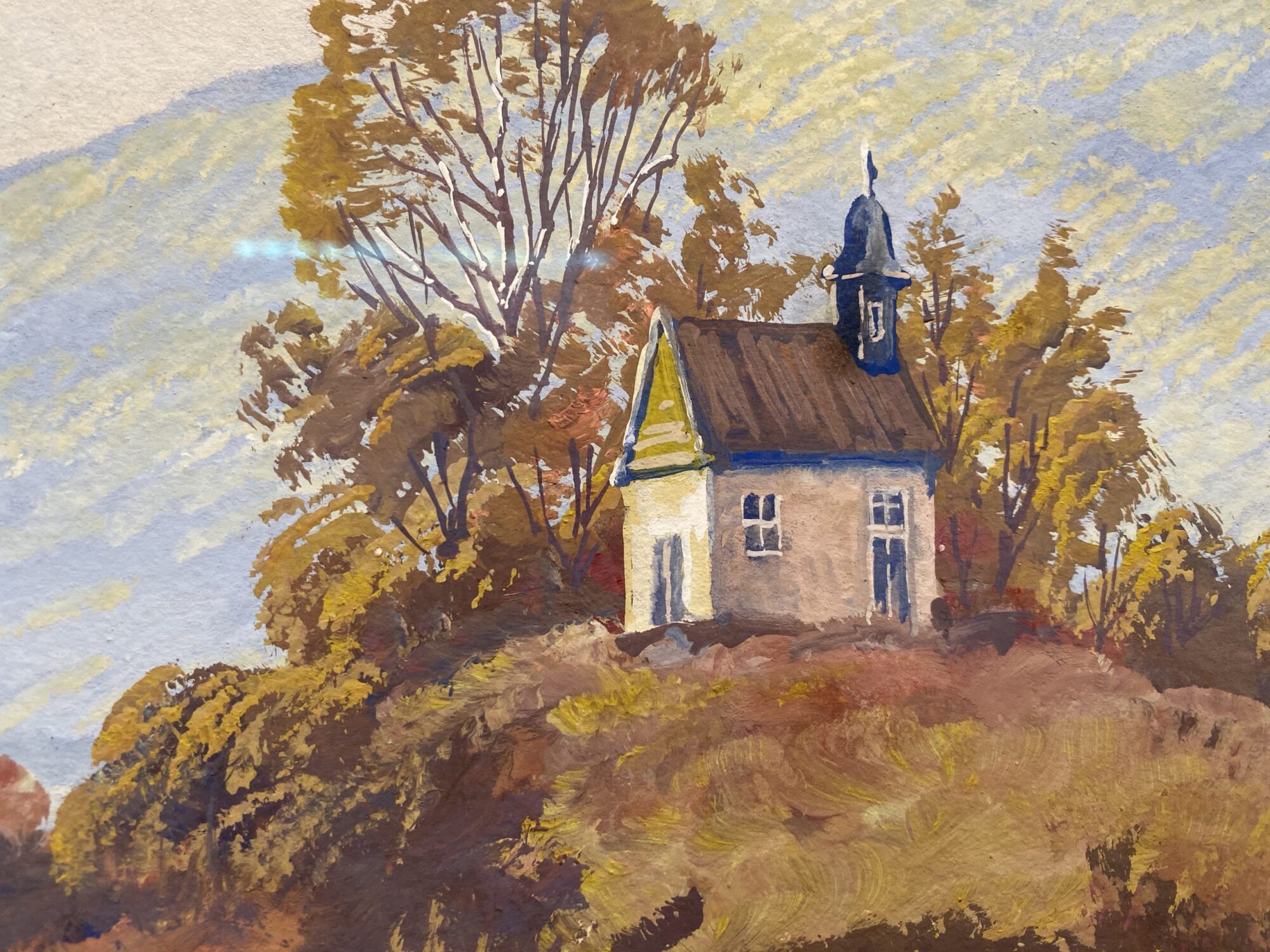Pedro Schmiegelow | Die Ebersburg mit Kapelle bei Poppenhausen – Bild 2
