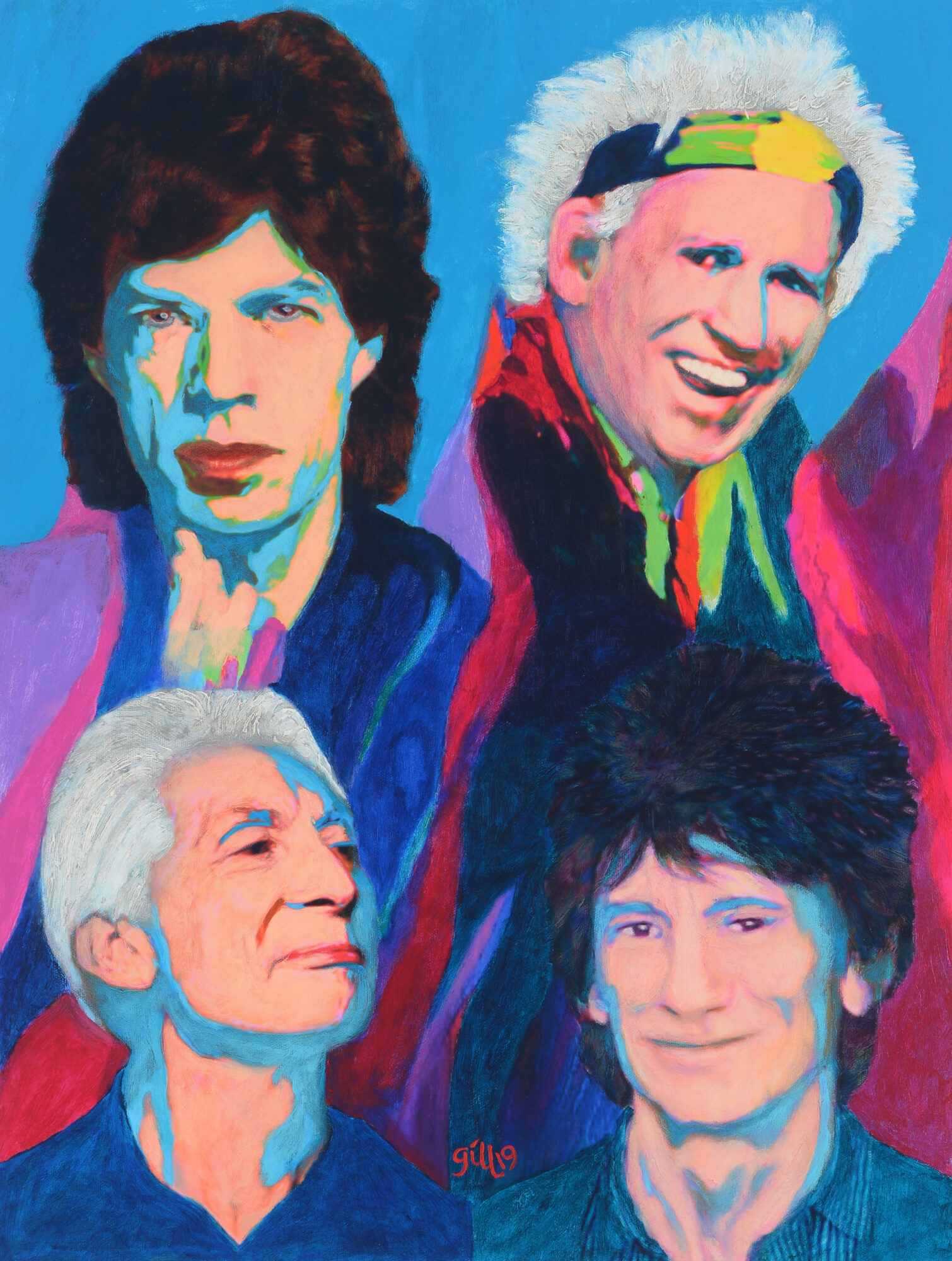 James Francis Gill | THE ROLLING STONES Box-Set (von 5 Serigraphien) – Bild 6