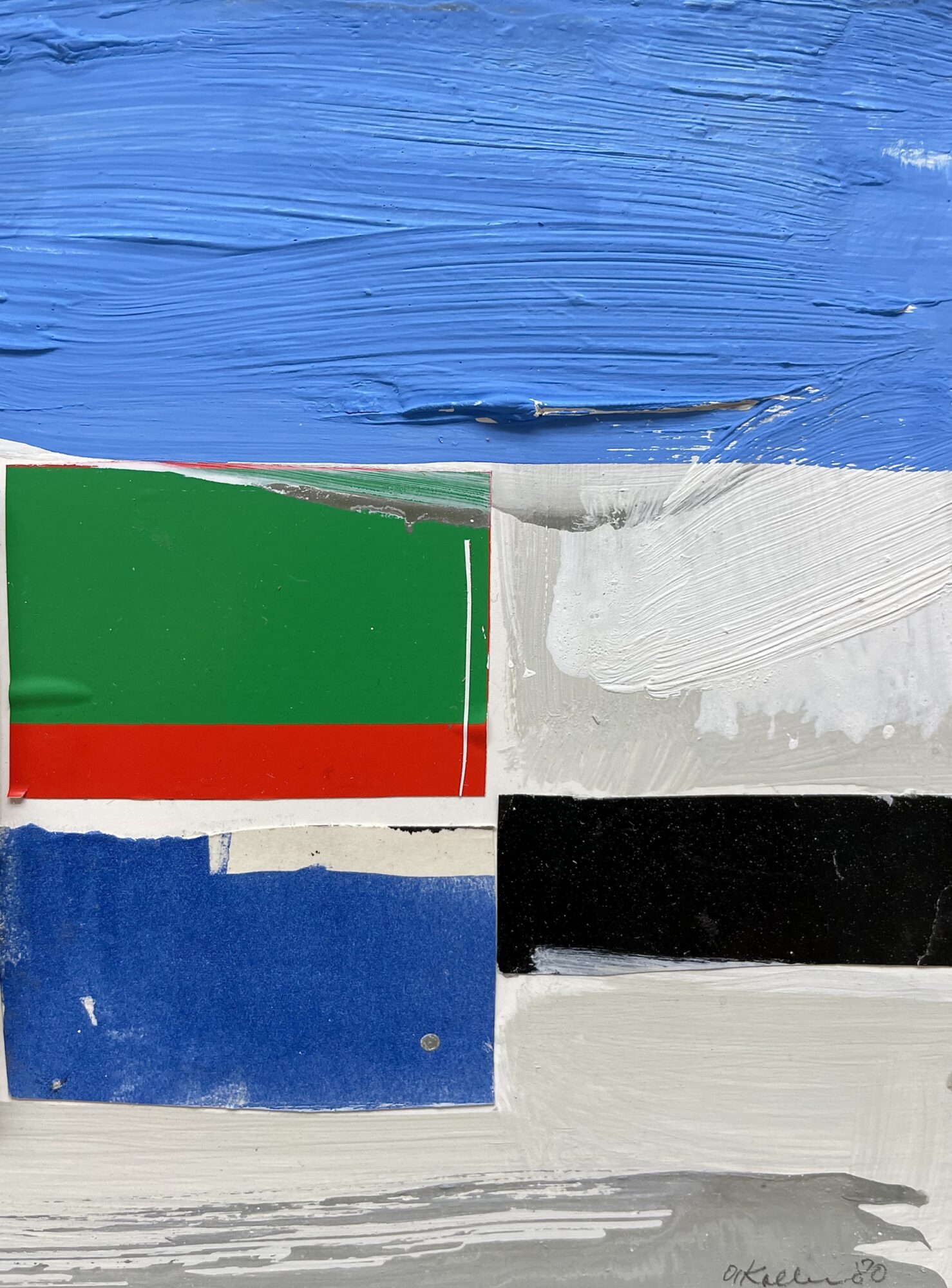 Oskar Koller | Collage Blau/Weiß – Bild 3