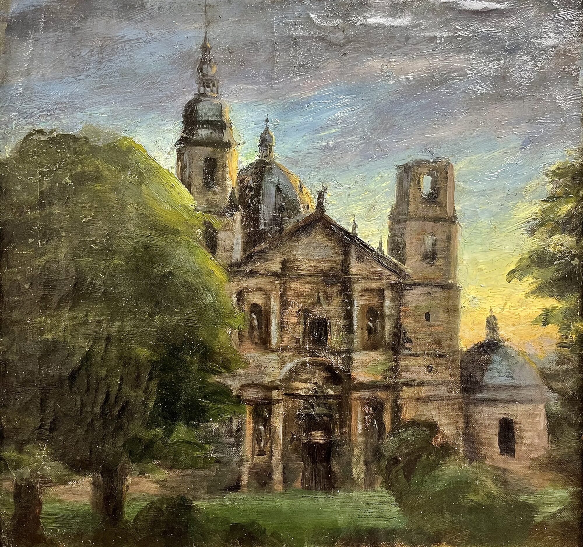 Gustav Iller | Dom zu Fulda nach dem Brand im Jahre 1905 – Bild 2