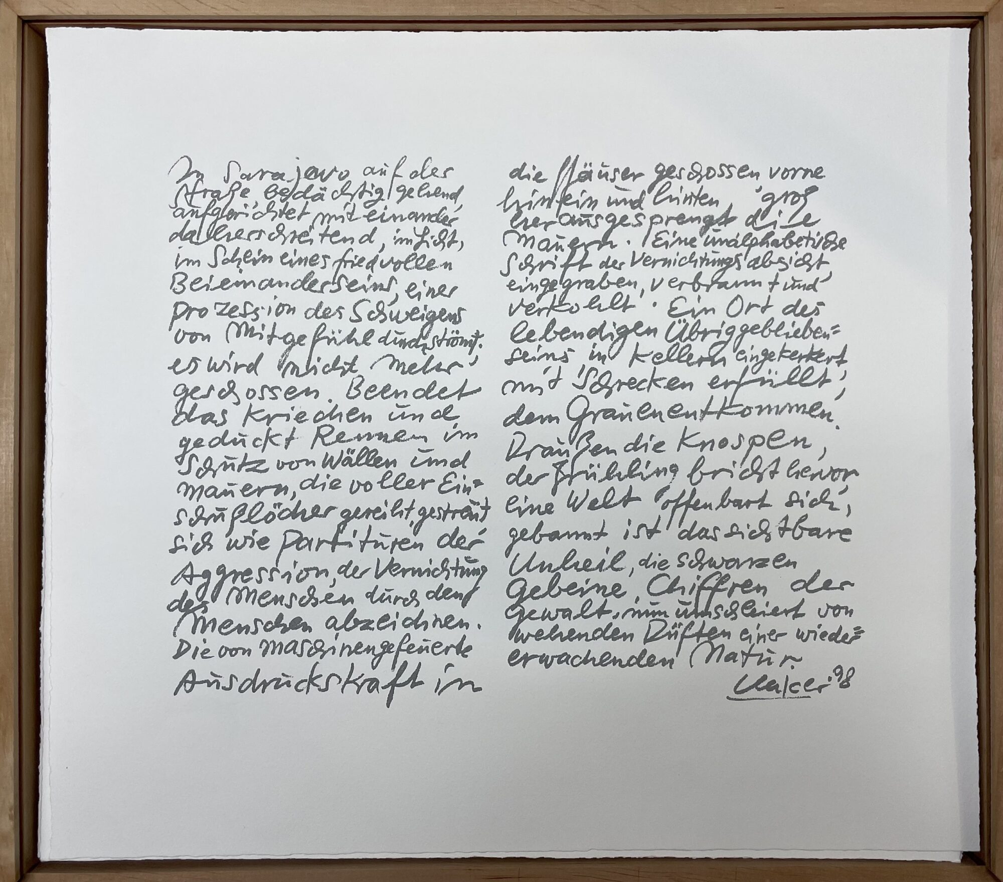 Günther Uecker | Sarajewo | 2005 – Bild 9