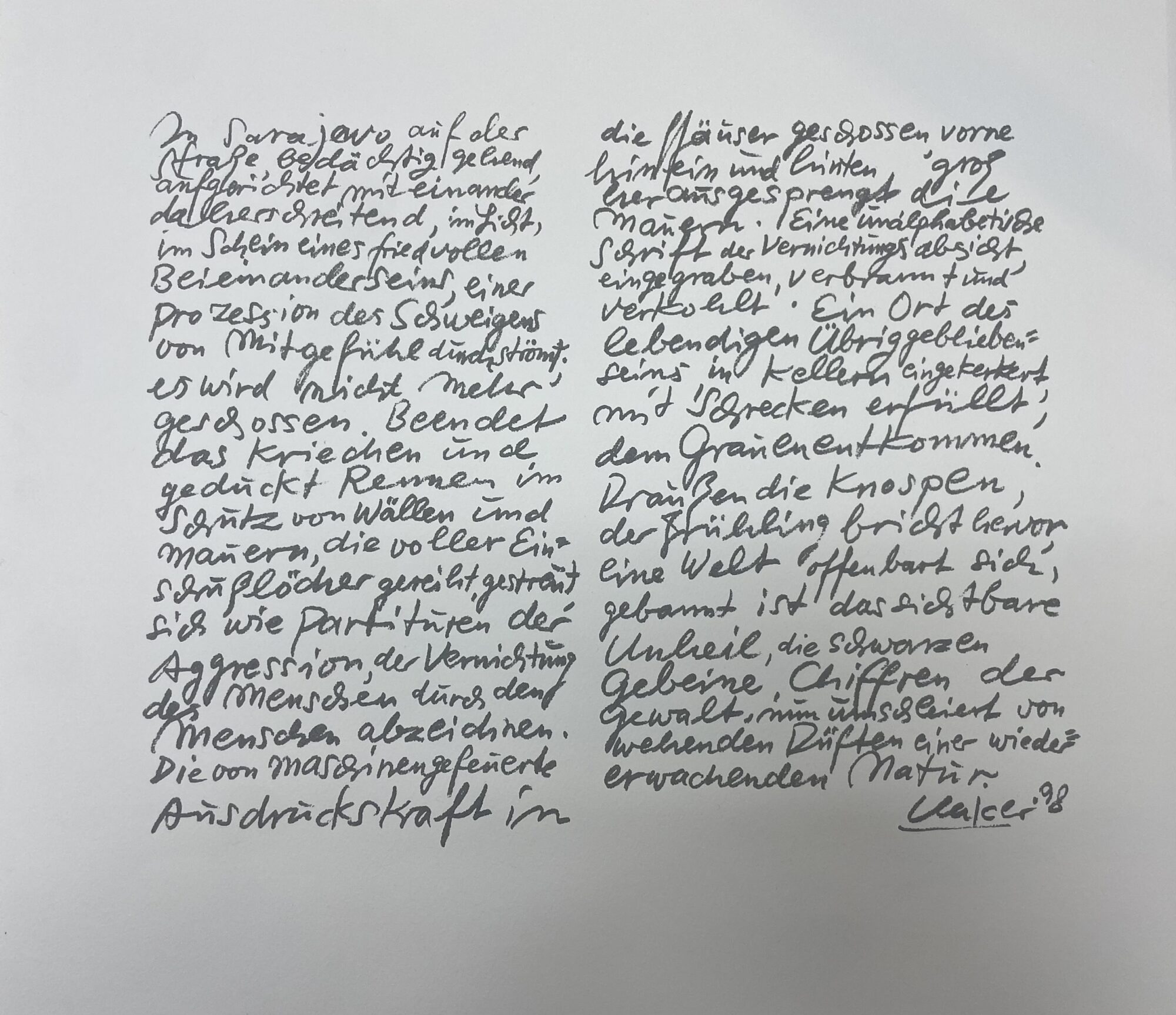 Günther Uecker | Sarajewo | 2005 – Bild 7