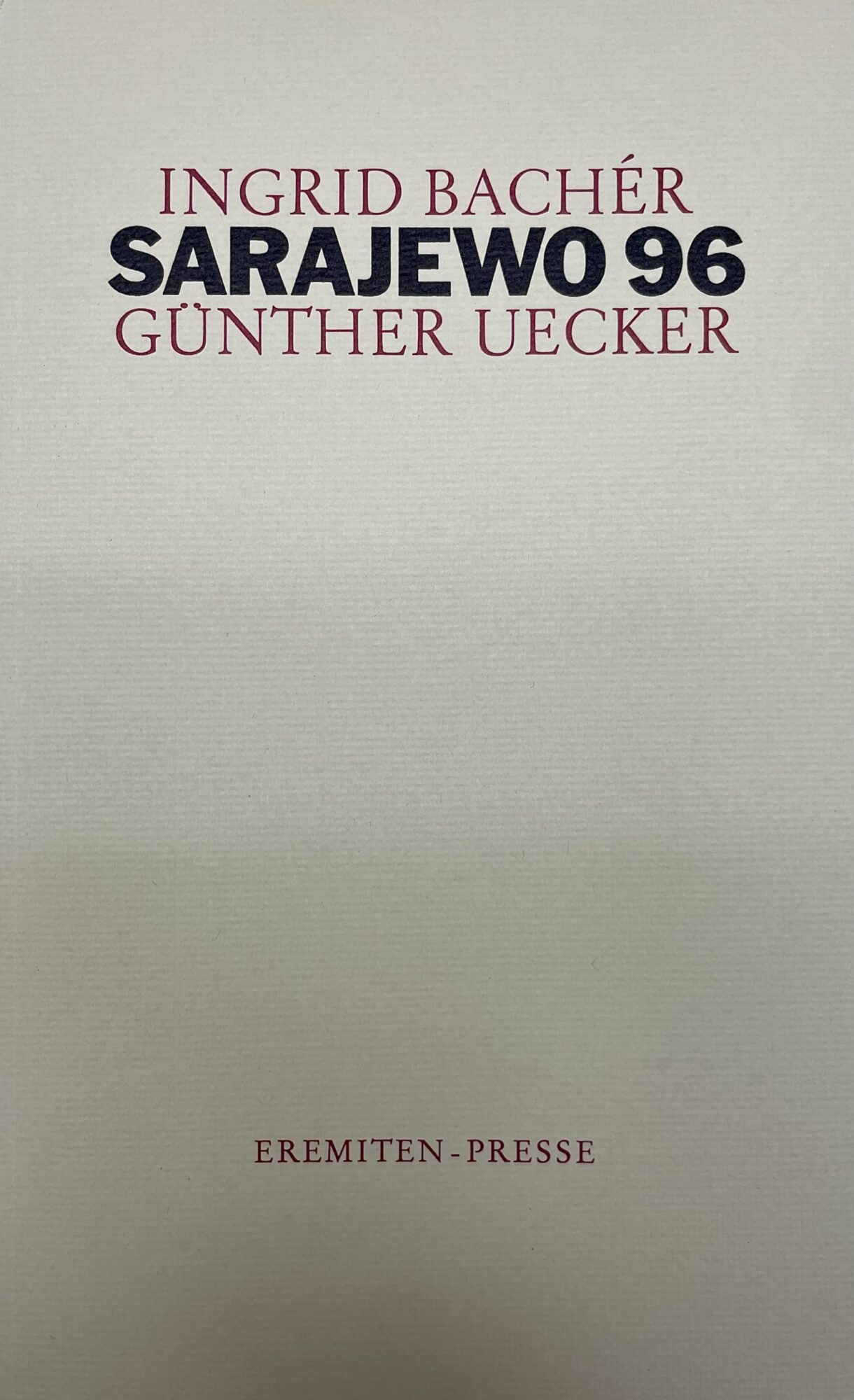 Günther Uecker | Sarajewo | 2005 – Bild 14