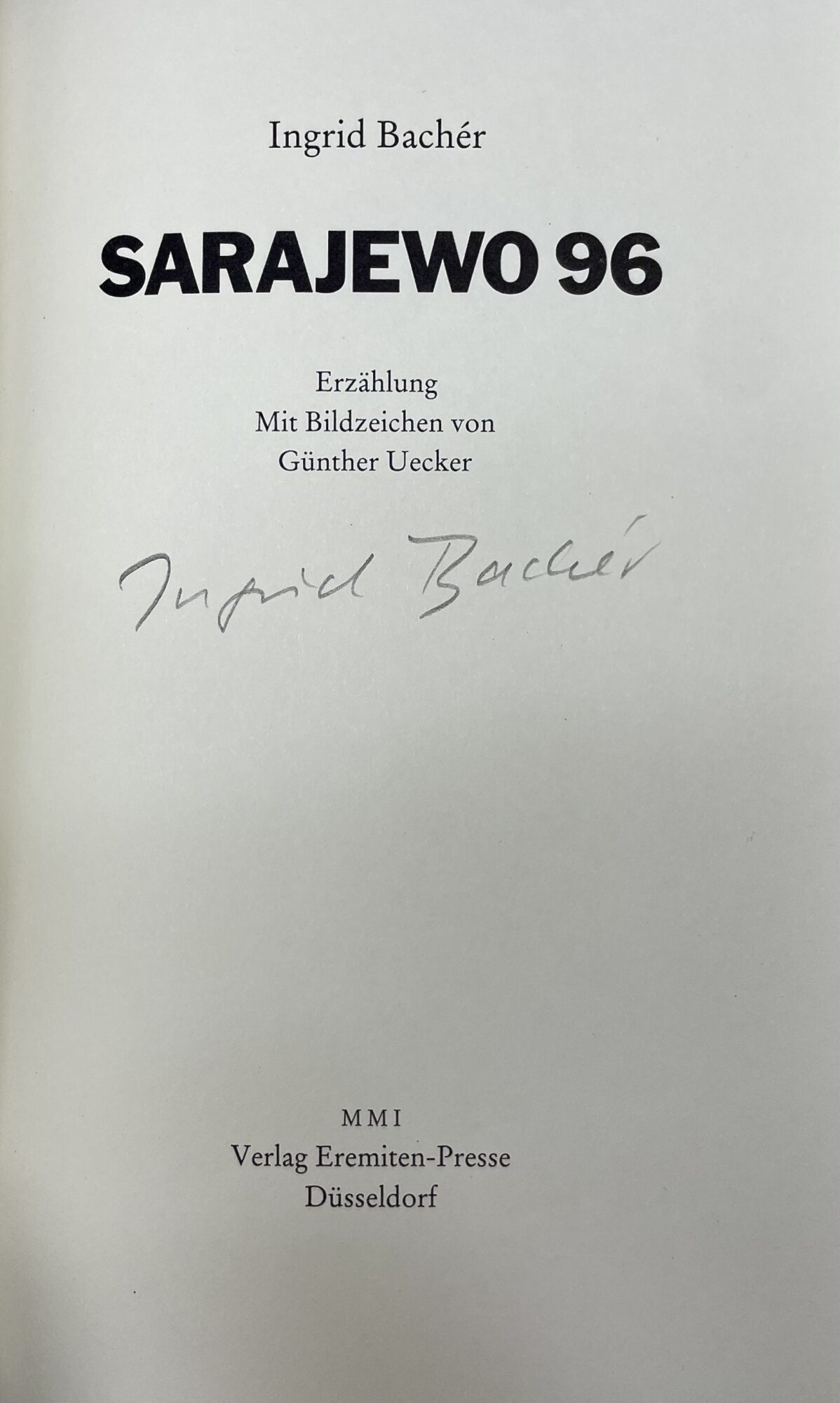 Günther Uecker | Sarajewo | 2005 – Bild 12