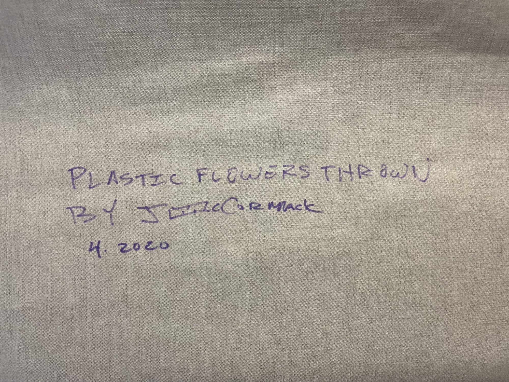 John McCormack | Plastic Flowers Thrown | Acryl-Mixed-Media auf Leinwand – Bild 2