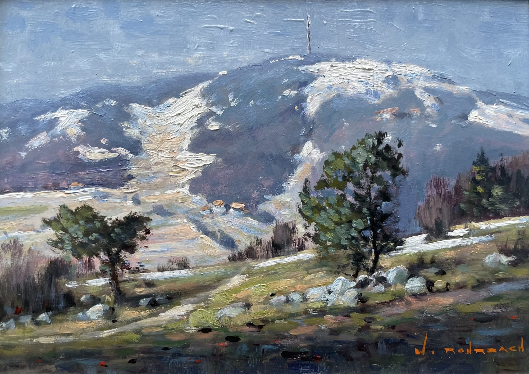 Walter Rohrbach | Blick zum Kreuzberg