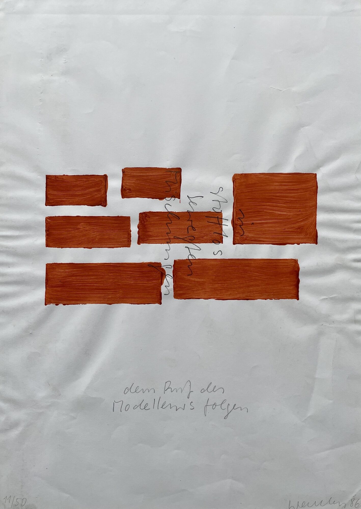 Franz Erhard Walther | Dem Ruf des Modelleurs folgen, Aufl. 11/50