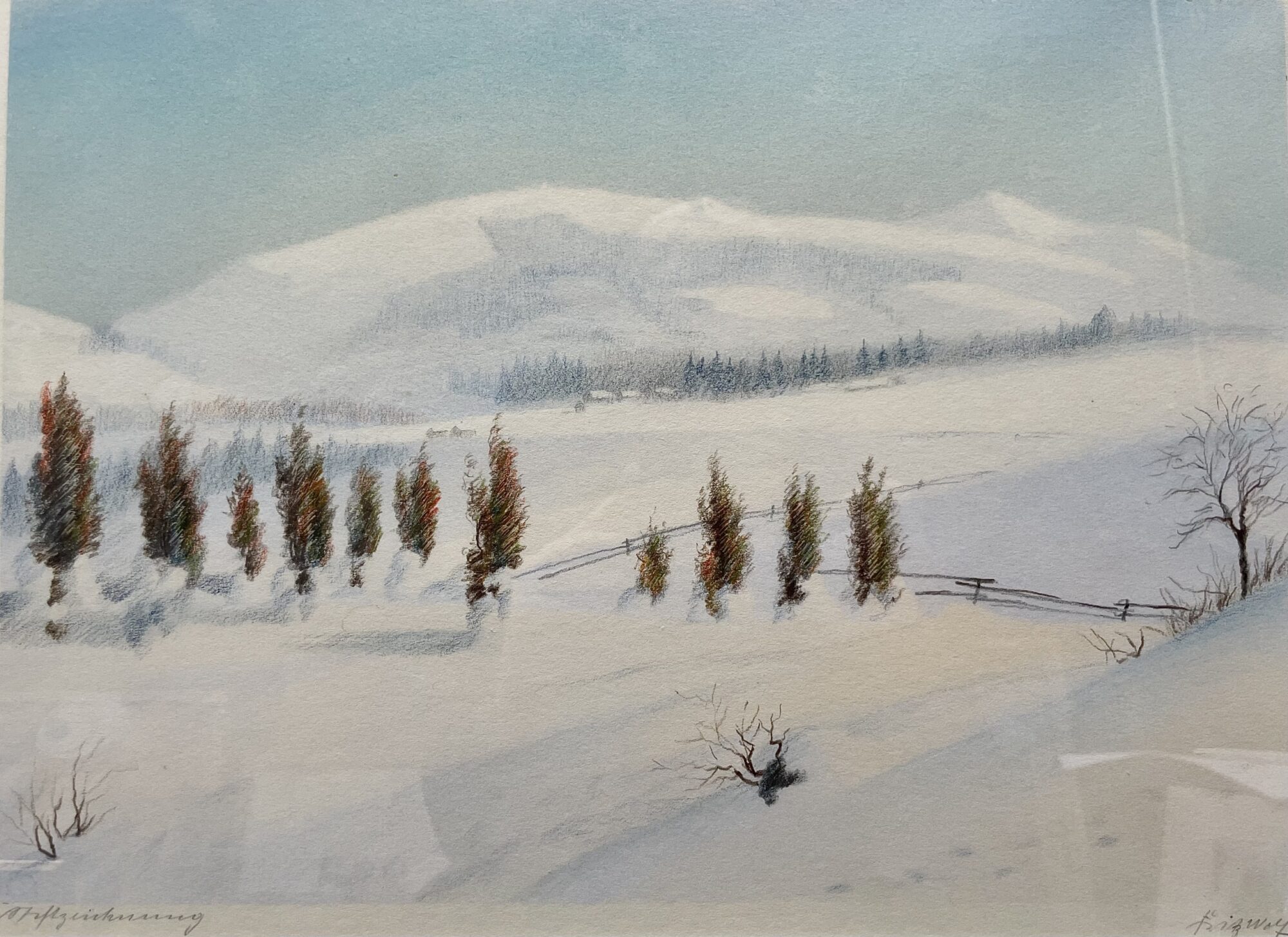 Fritz Wolf | Winter an der Wasserkuppe
