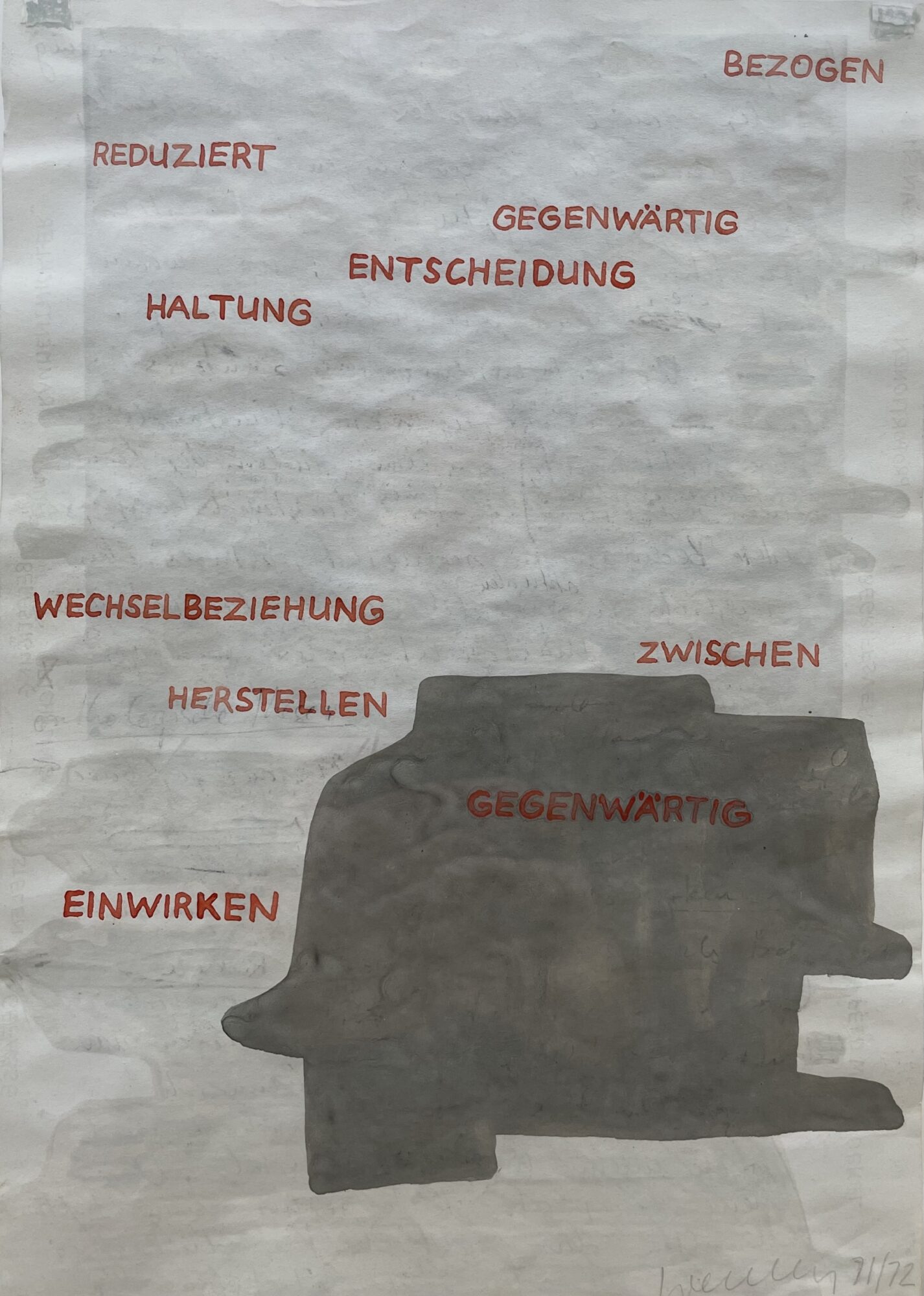 Franz Erhard Walther | WERKZEICHNUNG (9) – Bild 2