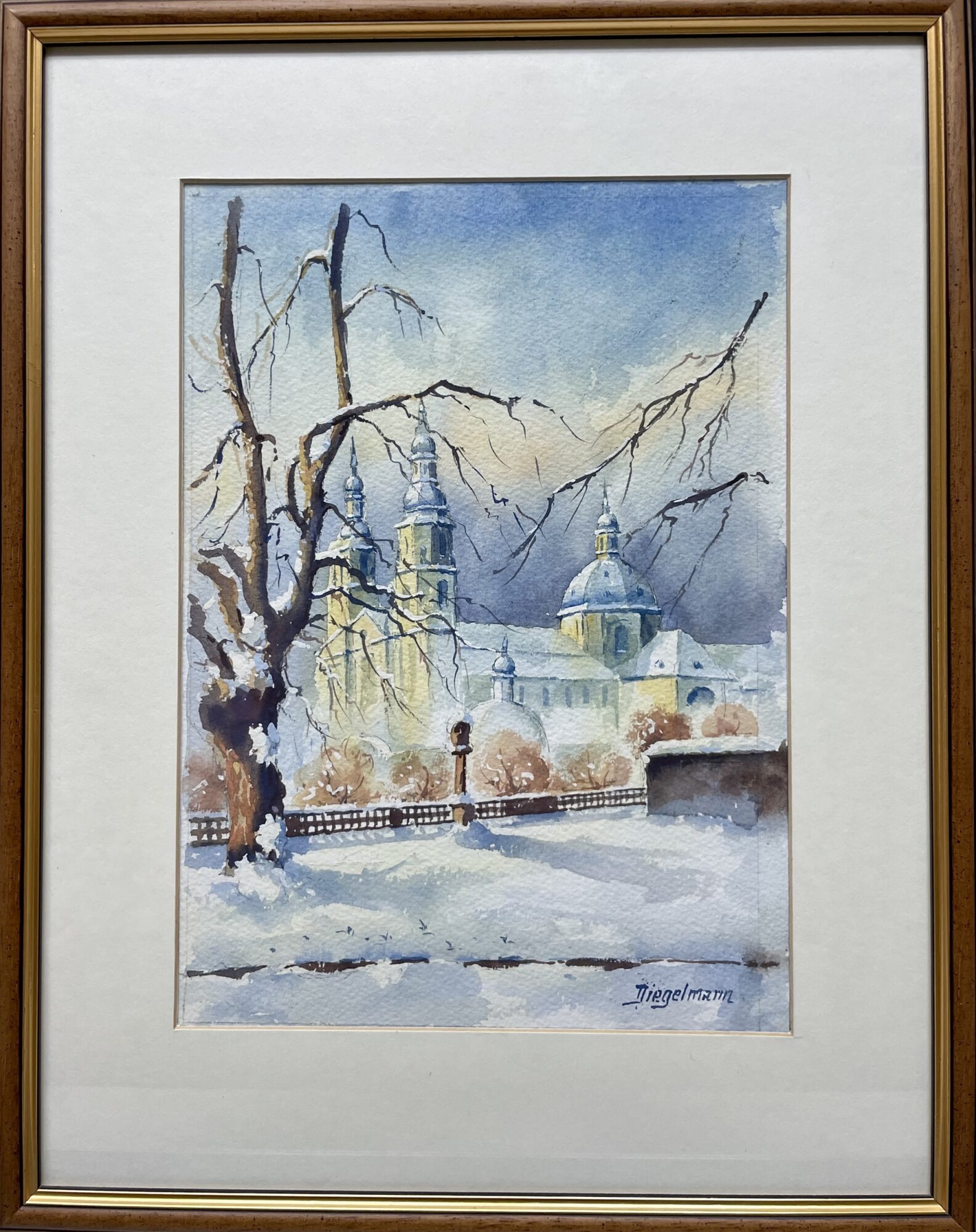 Josef Diegelmann | Dom im Winter / Fulda – Bild 2