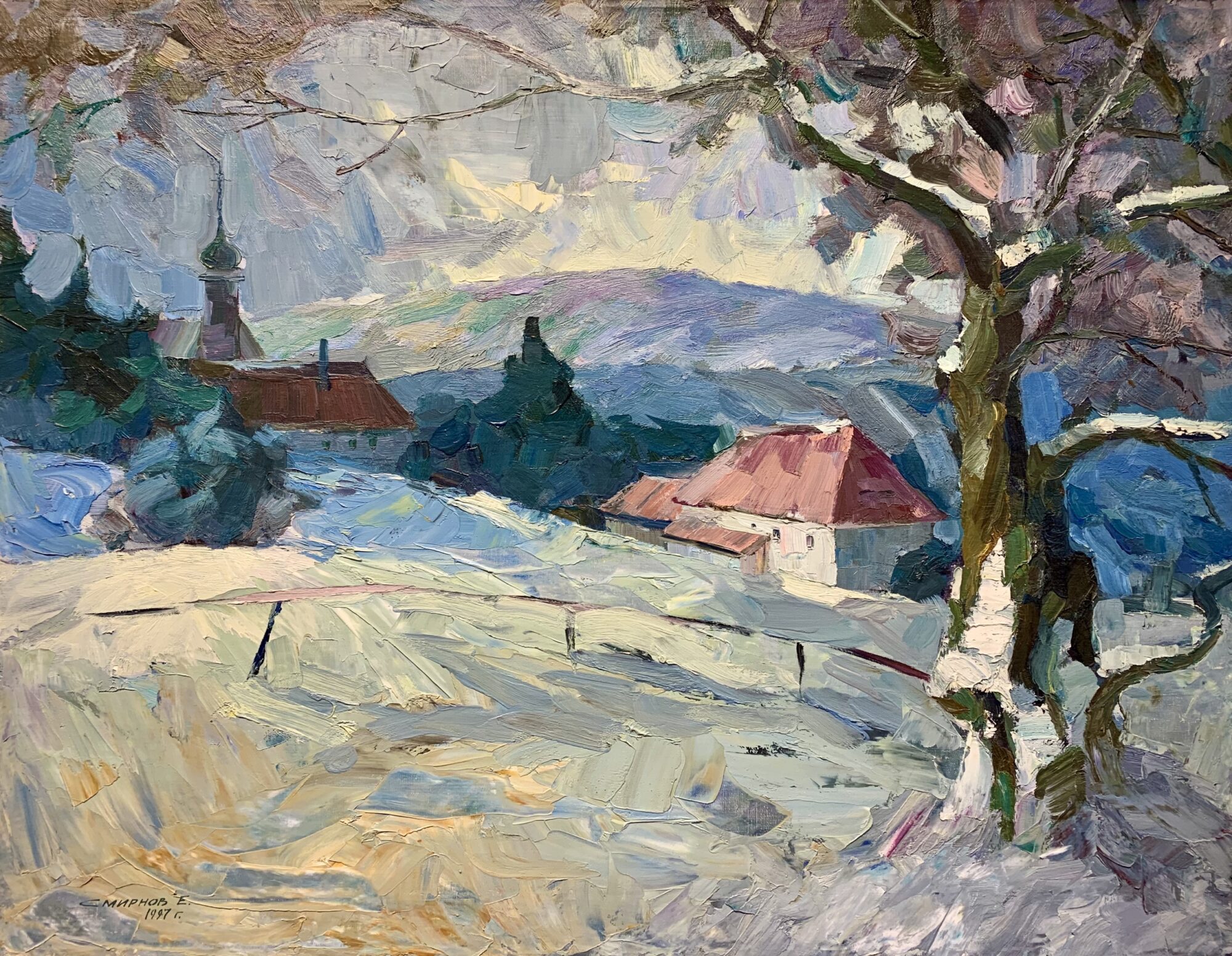 Evgeni Smirnow | Kloster Kreuzberg im Winter