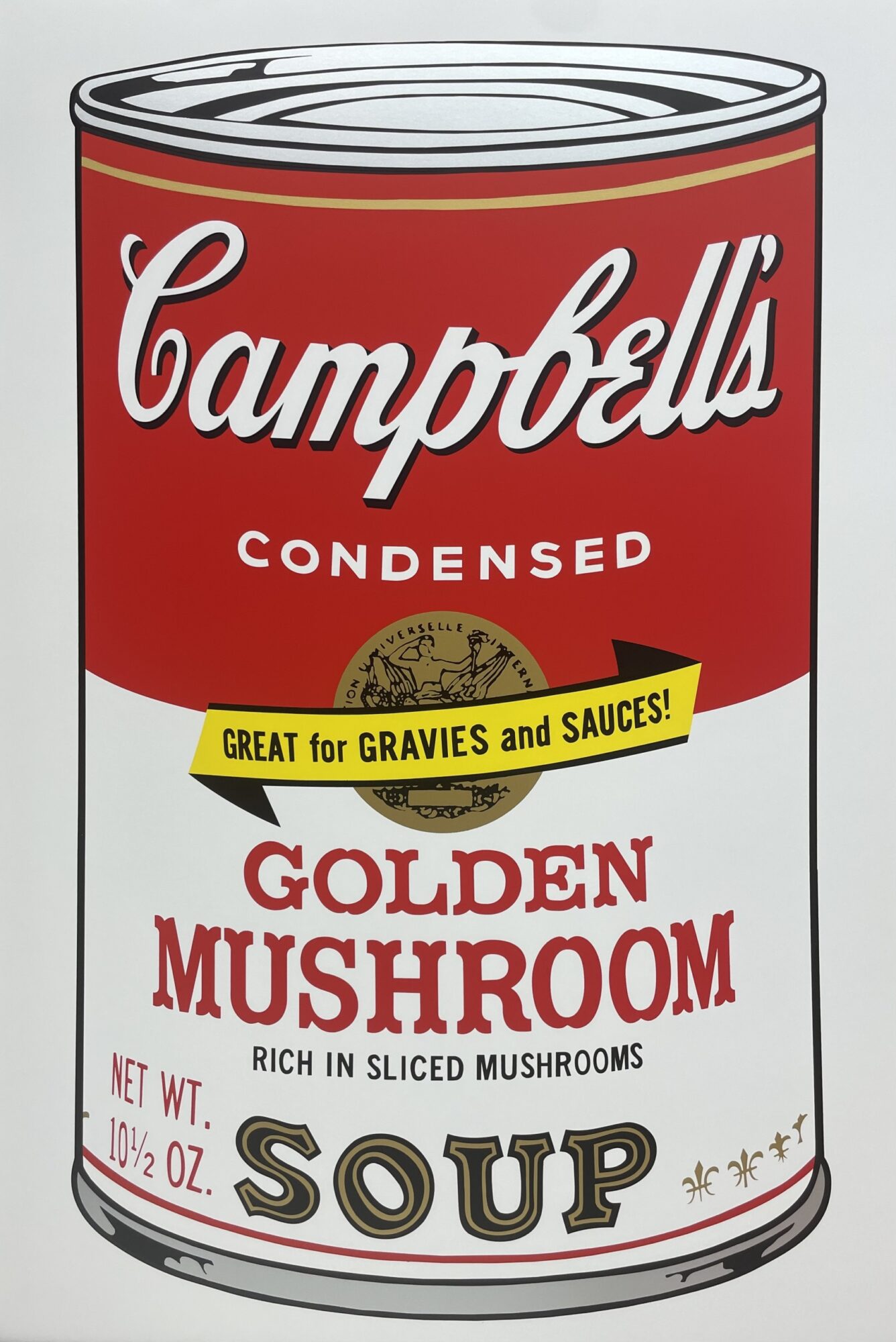 Warhol, Andy (after) | Soup Can GOLDEN MUSHROOM | published by Sunday B. Morning