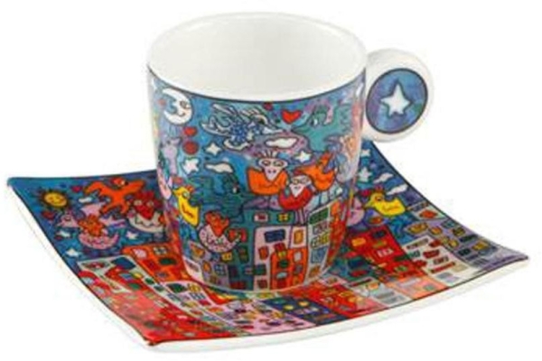 Goebel | James Rizzi | Espresso Tasse | City birds