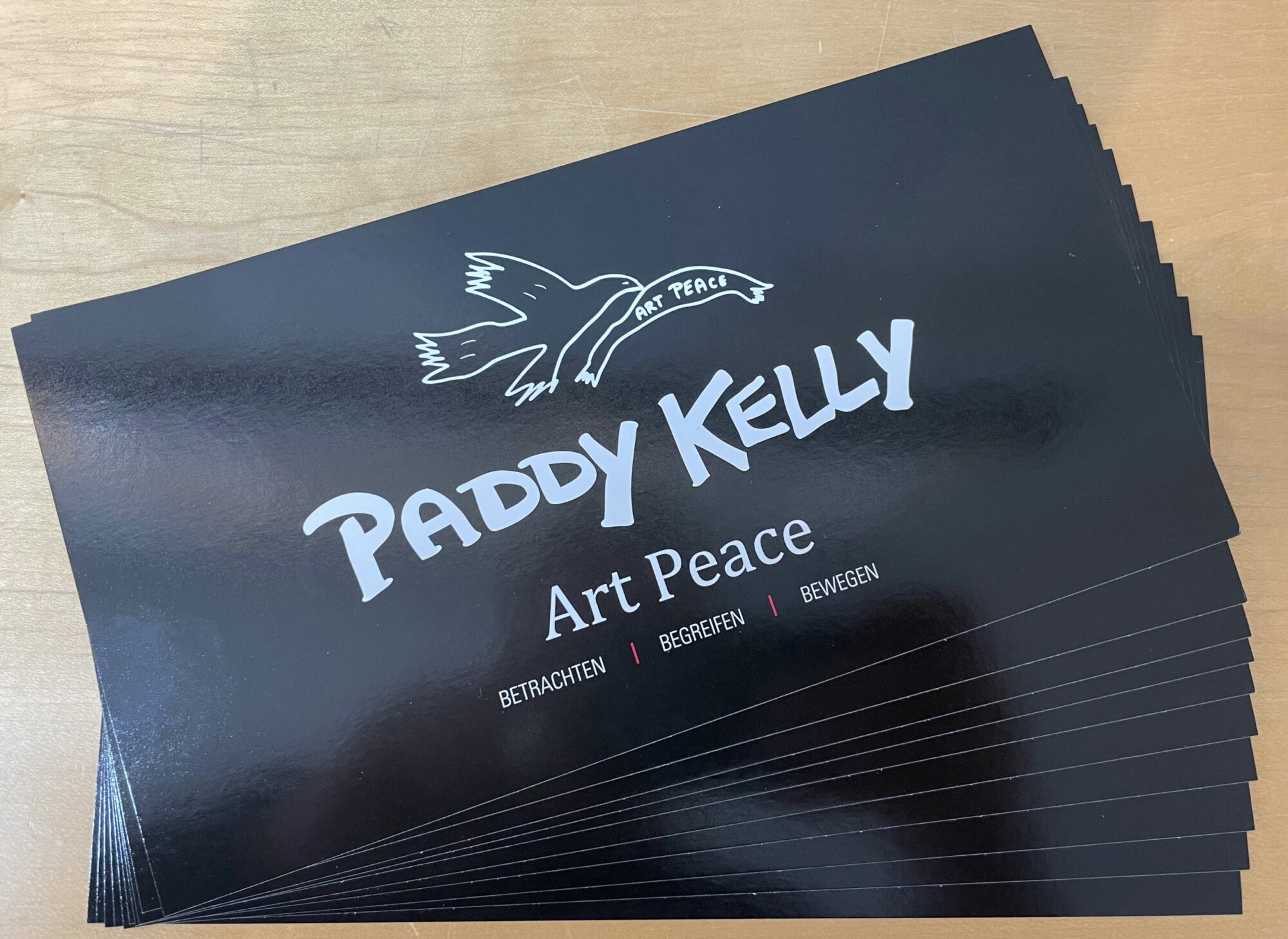 Paddy Kelly | Art Peace | Maxi-Card-Set (10 Stück) | schwarz – Bild 3