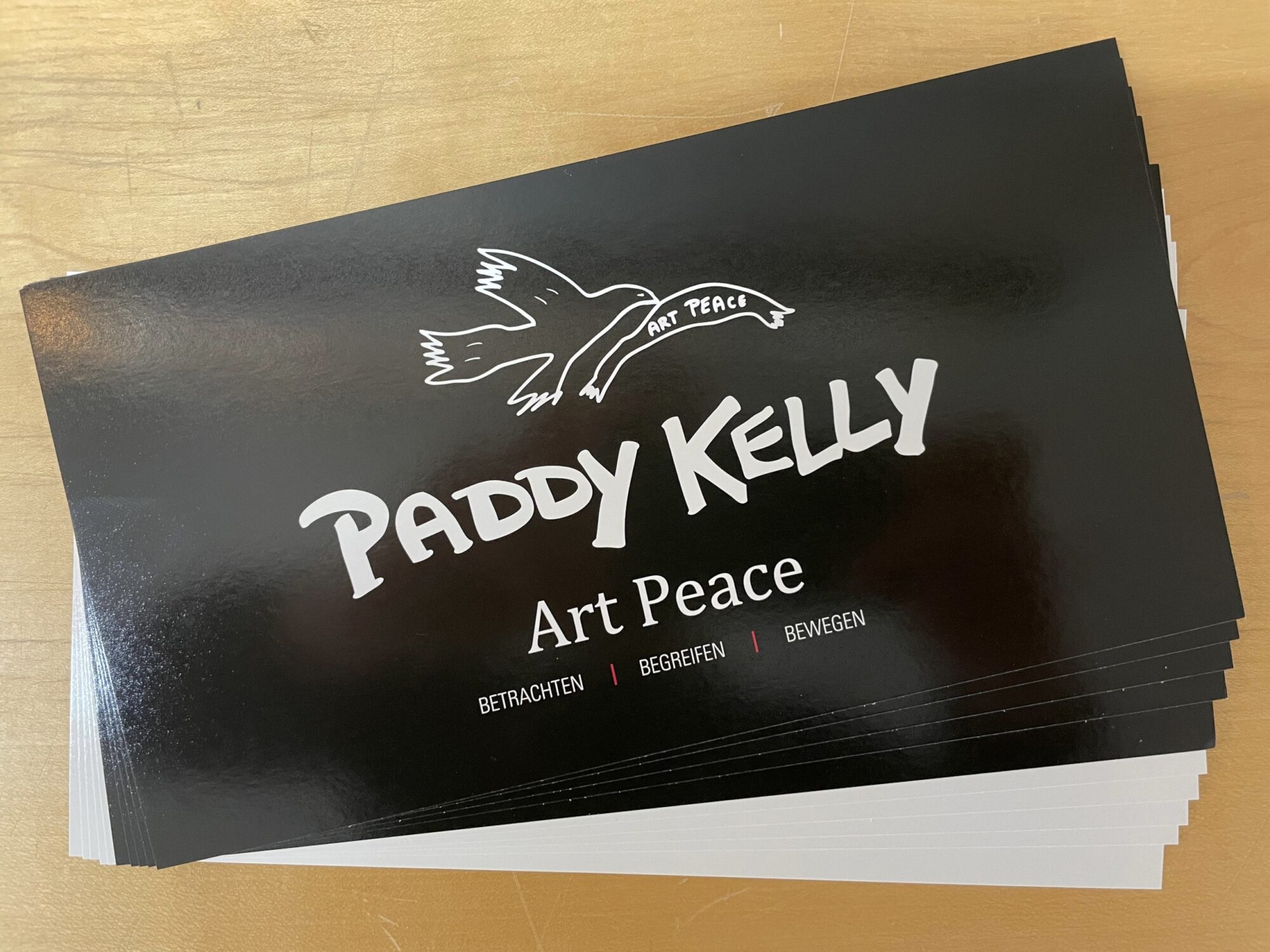 Paddy Kelly | Art Peace | Maxi-Card-Set-Bundle (10 Stück) | weiß (5x) / schwarz (5x) – Bild 5