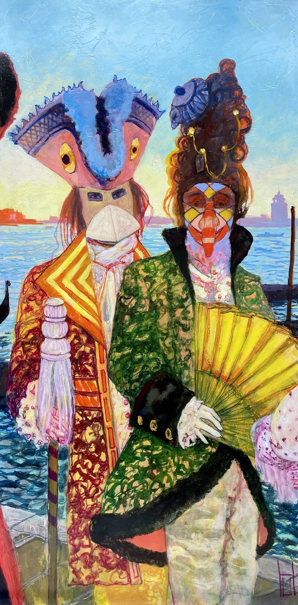 Uwe Herbst | Karneval in Venedig (Triptychon) – Bild 3