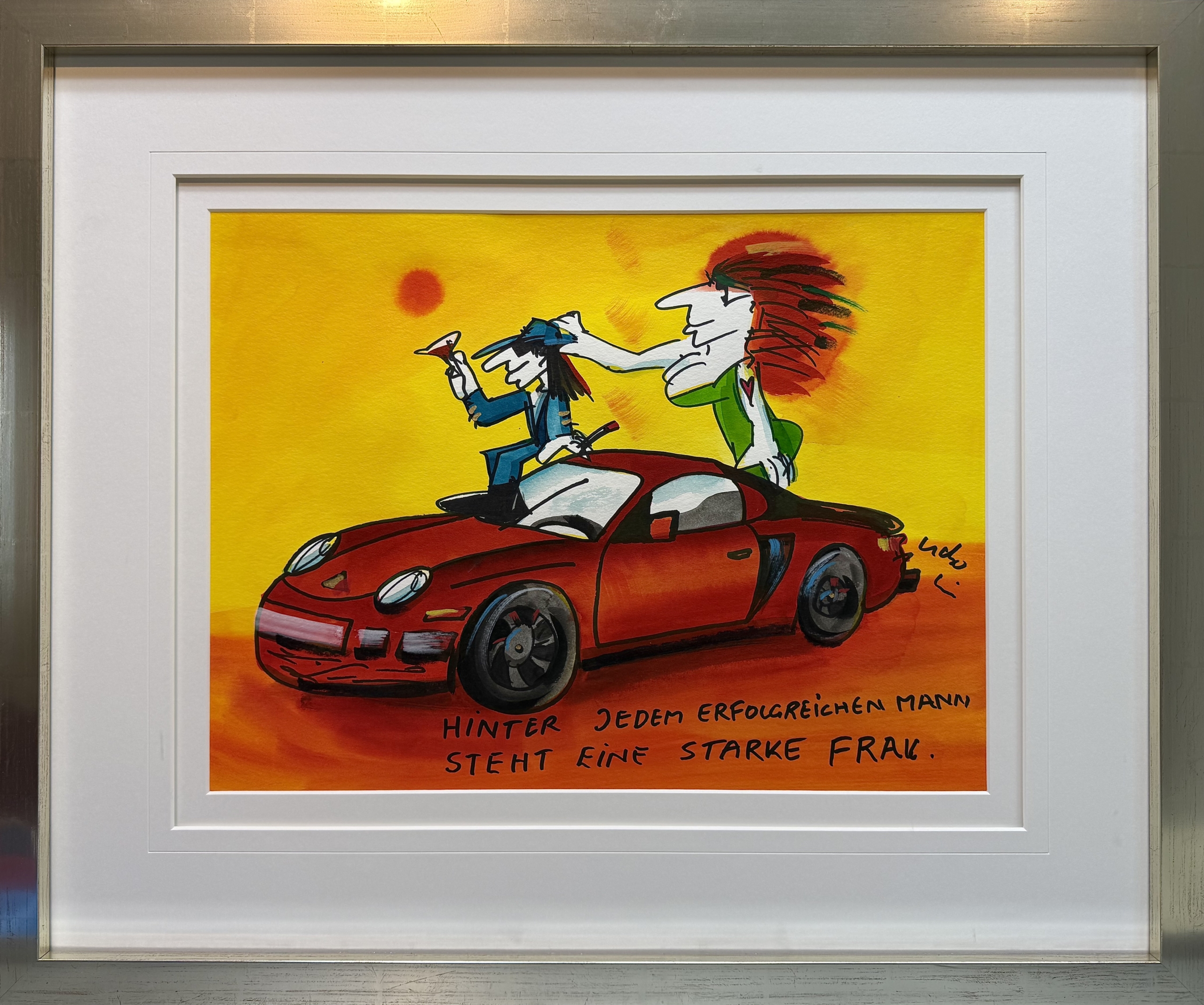 Udo Lindenberg | HINTER JEDEM ERFOLGREICHEN MANN STEHT EINE STARKE FRAU (Porsche Rot) – Bild 2