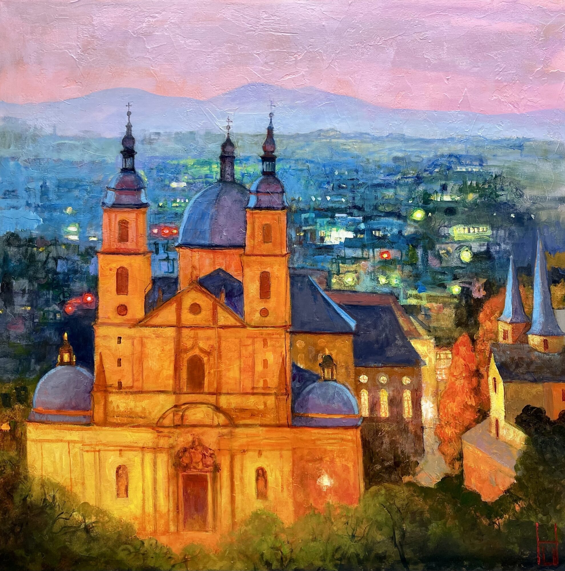 Uwe Herbst | Nacht über Fulda