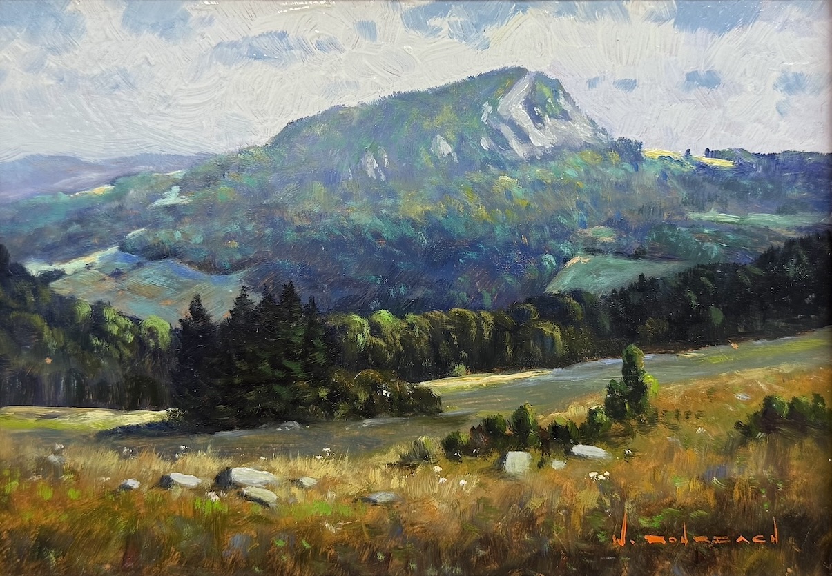 Walter Rohrbach | Blick von der Maulkuppe zur Milseburg