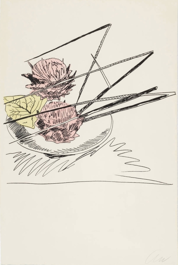 Andy Warhol | Flowers | Hand-Colored | Unique