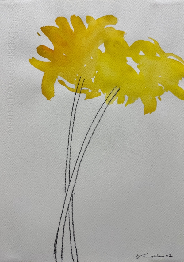 Oskar Koller | Gelbe Blüten