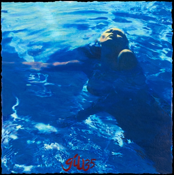 James Francis Gill | Woman in Water (Kate Moss)