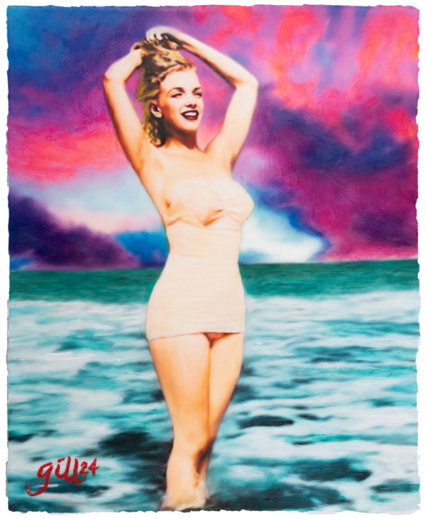 James Francis Gill | Marilyn on the Beach