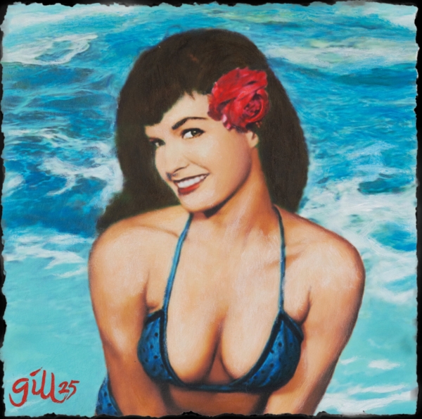 James Francis Gill | Women in Water - BETTIE PAGE