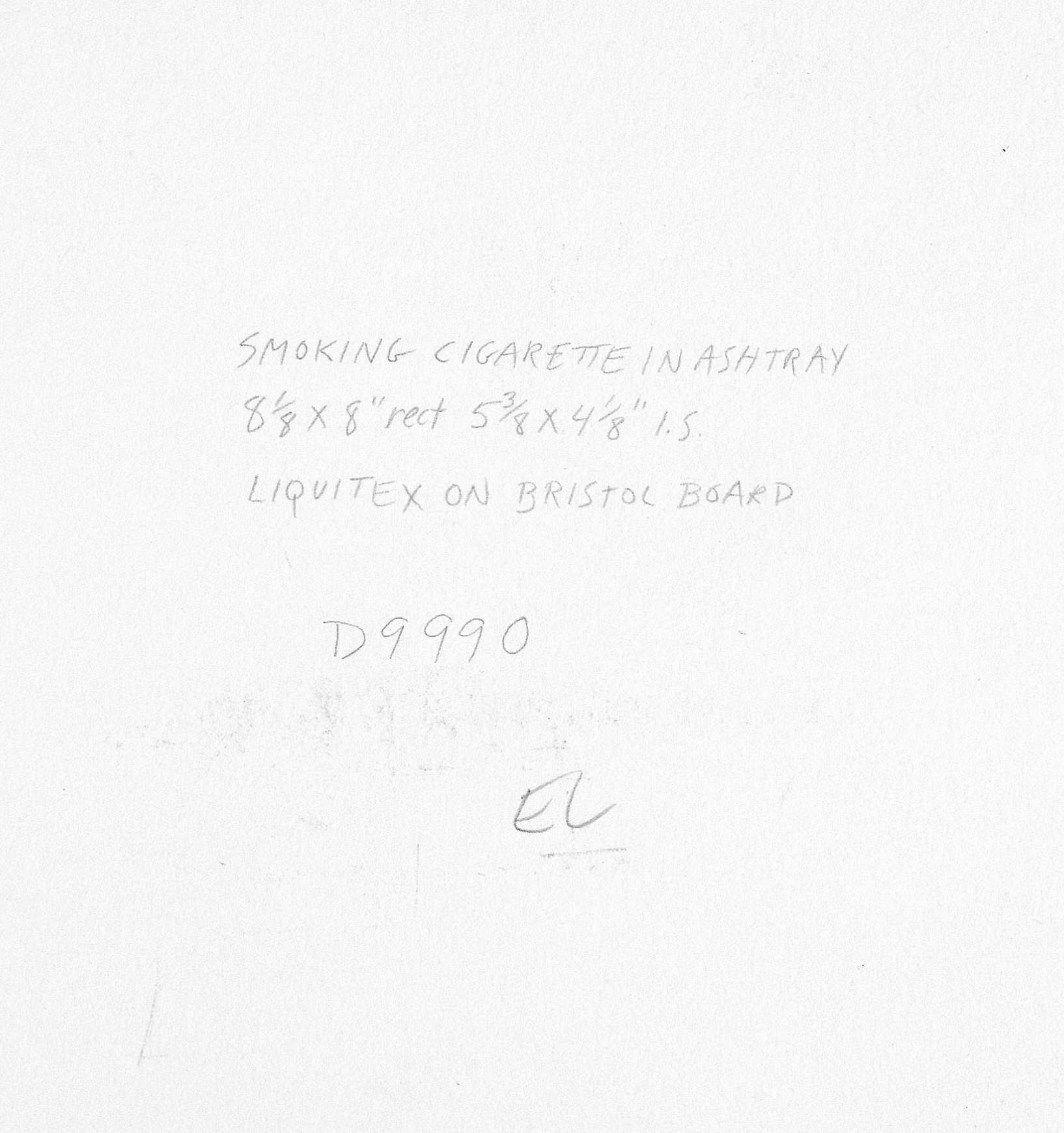 Tom Wesselmann | SMOKING CIGARETTE IN ASHTRAY – Bild 2