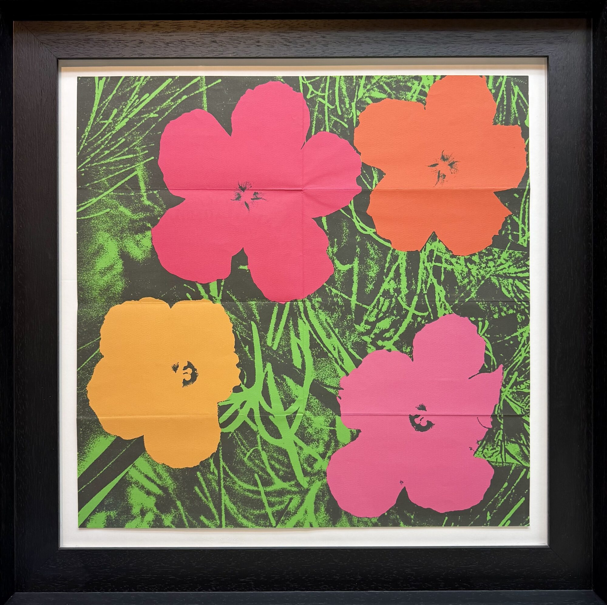 Andy Warhol | FLOWERS | Exhibition Announcement (folded) – Bild 3