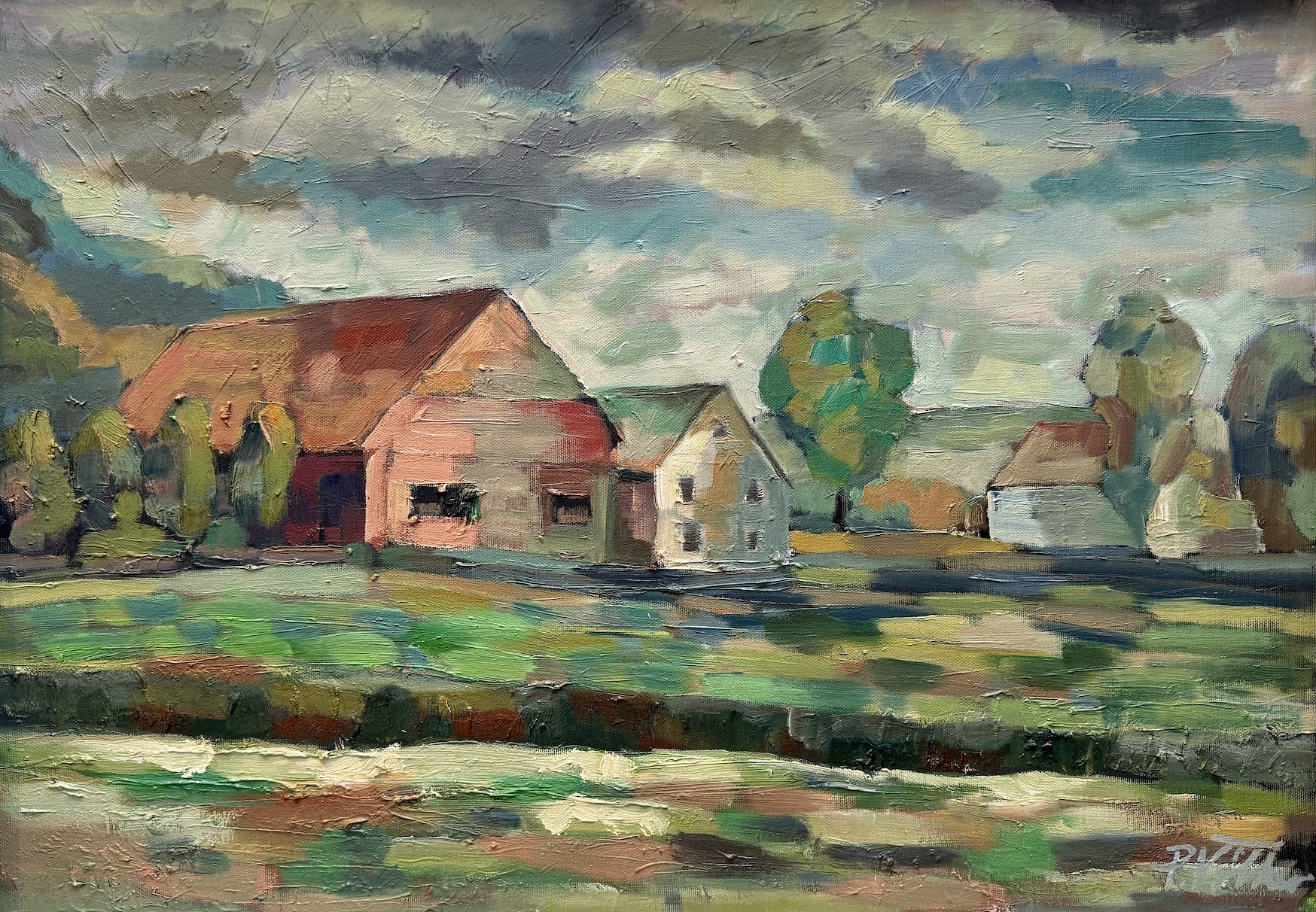 Paul Völker | Wolkige Landszene