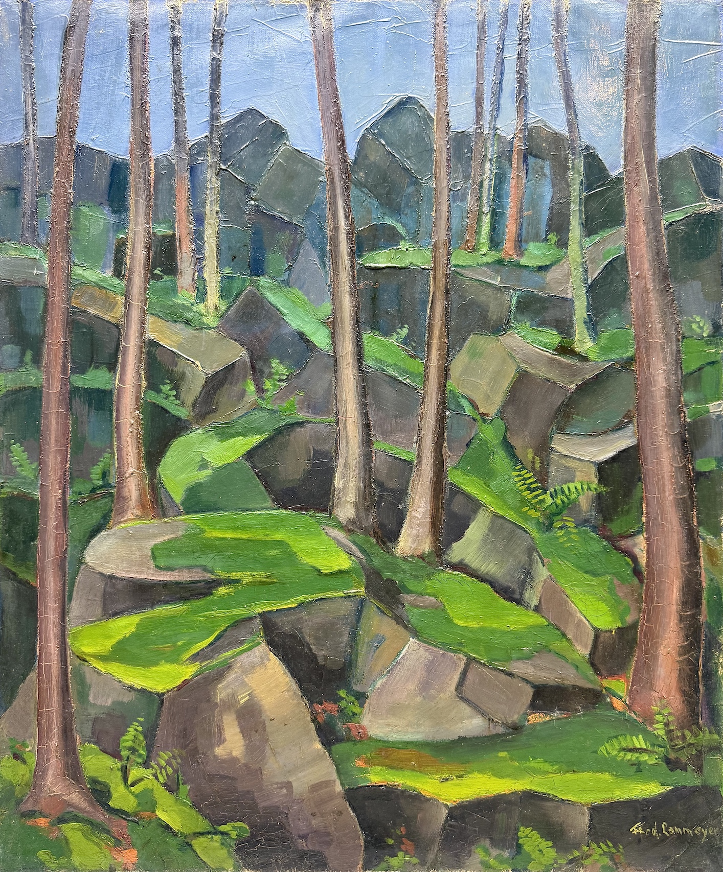 Ferdinand Lammeyer | Waldstück in der Rhön