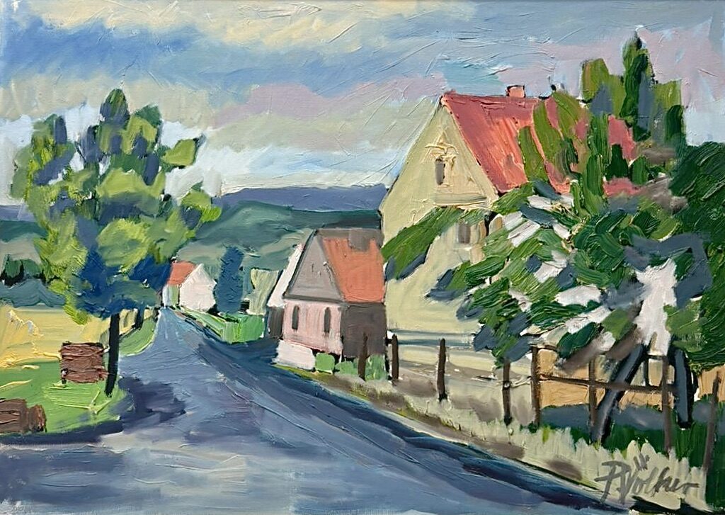 Paul Völker | Blick durch das Rhöndorf
