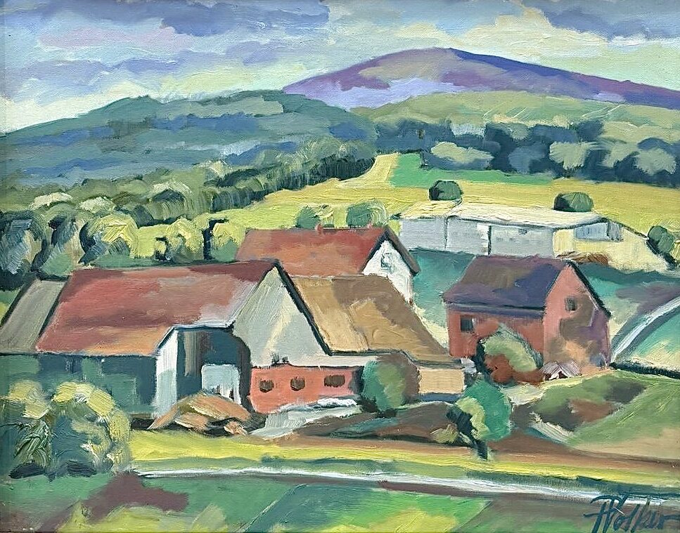 Paul Völker | Blick zur Wasserkuppe